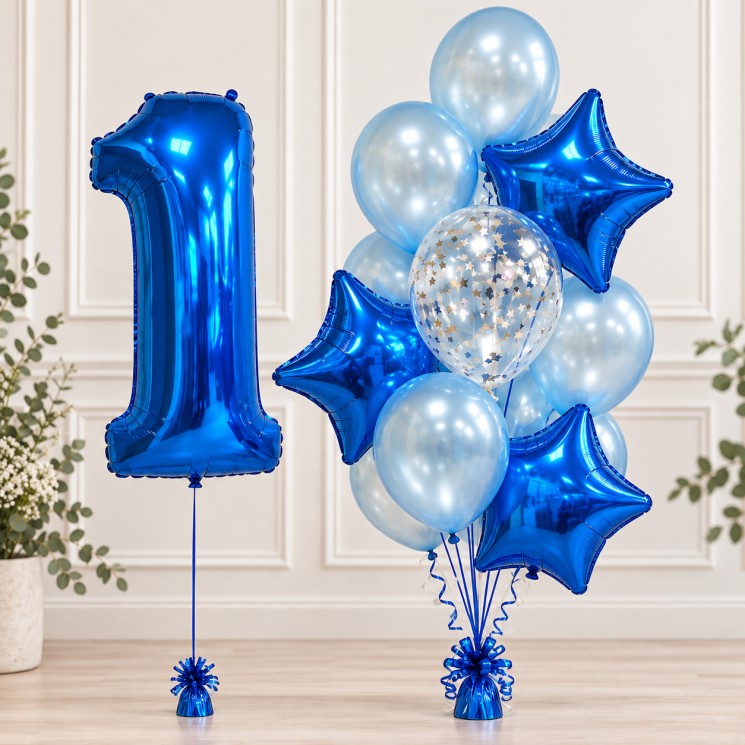 Фонтан 44 (15 шаров) - в магазине «ШарикClub»