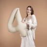Шар (40''/102 см) Цифра, 4 Slim, Кремовый Латте, Матовый - в магазине «ШарикClub»