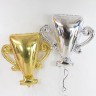 Шар (36''/91 см) Фигура, Кубок Чемпиона, Серебро - в магазине «ШарикClub»