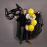 Шар (42''/107 см) Фигура, Маска, Черный - в магазине «ШарикClub»